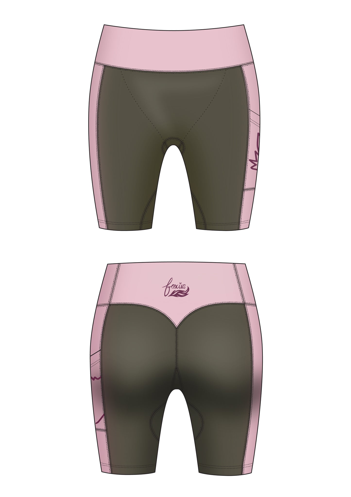 Olive & Pink