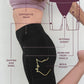 Black | The Foxies Short — slip shorts with built-in underwear (6)