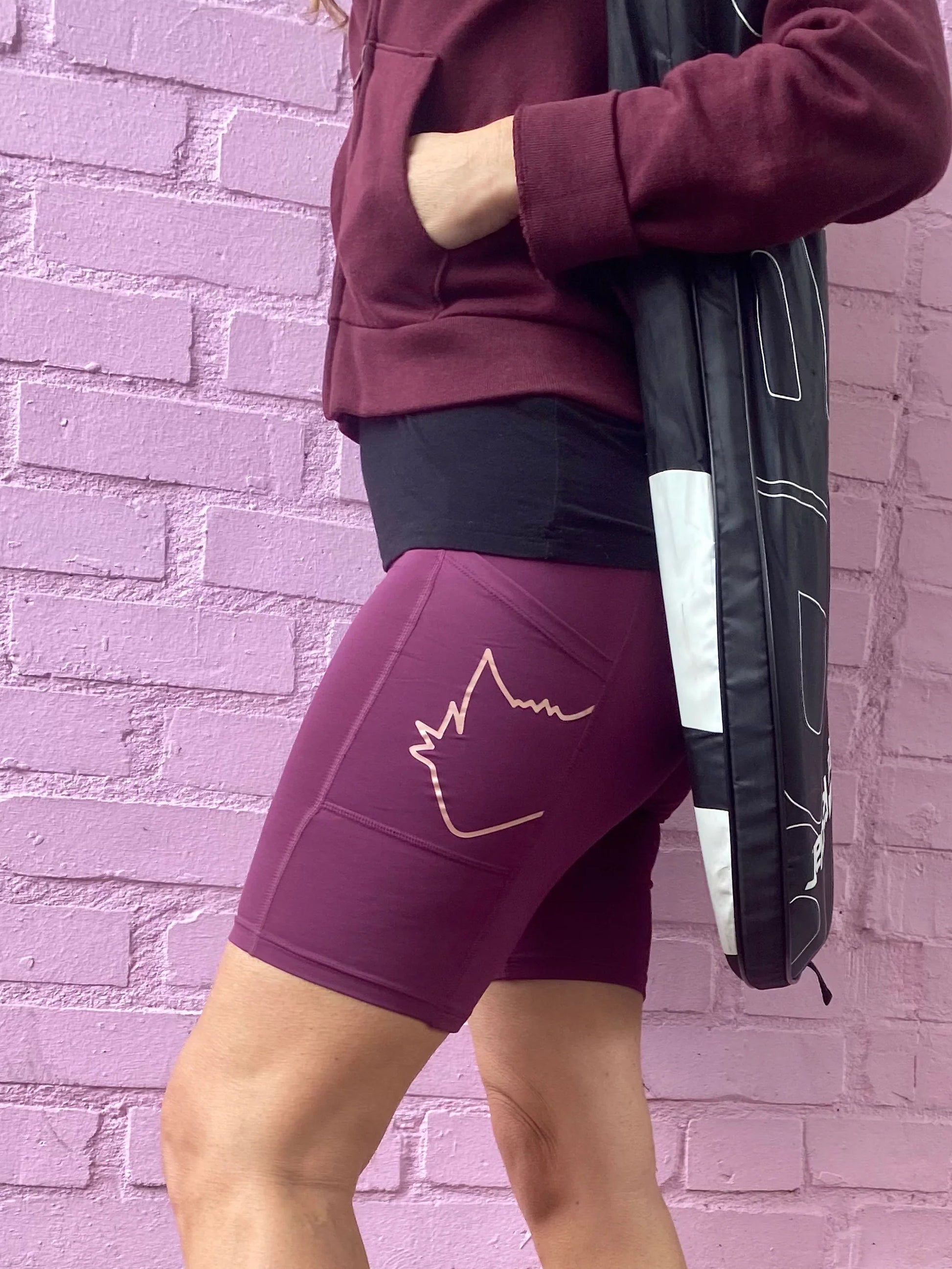 Beetroot | The Foxies Short — slip shorts with built-in underwear (10)