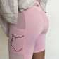 Bubblegum | The Foxies Short — slip shorts with built-in underwear (14)