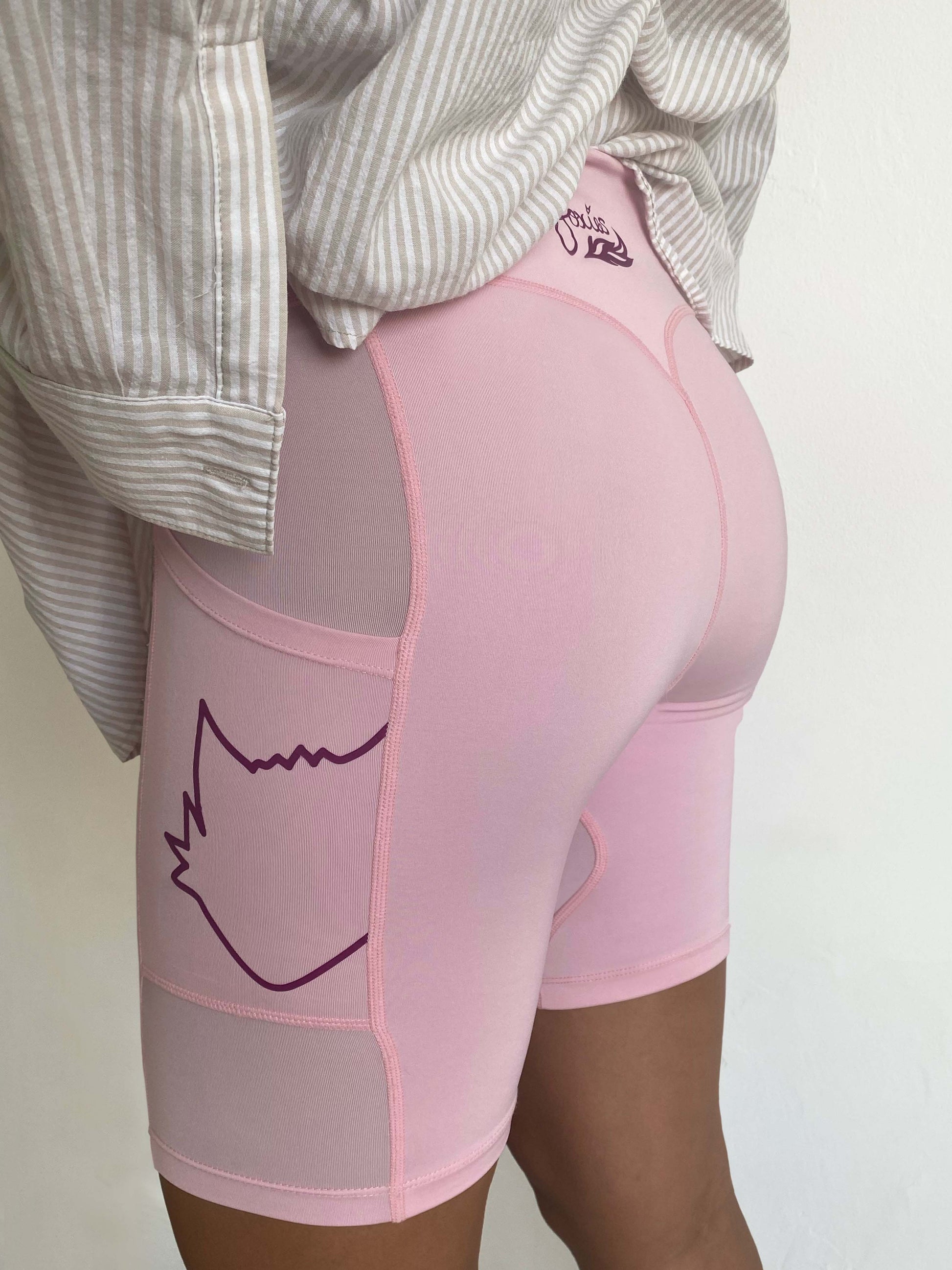 Bubblegum | The Foxies Short — slip shorts with built-in underwear (14)