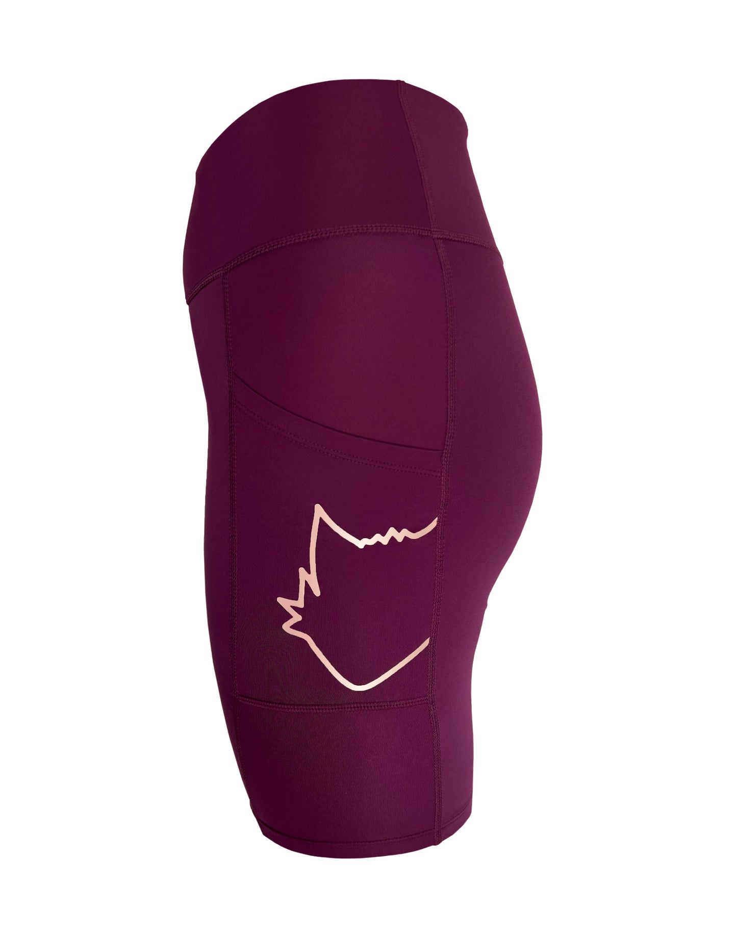 Beetroot | The Foxies Short — slip shorts with built-in underwear (2)