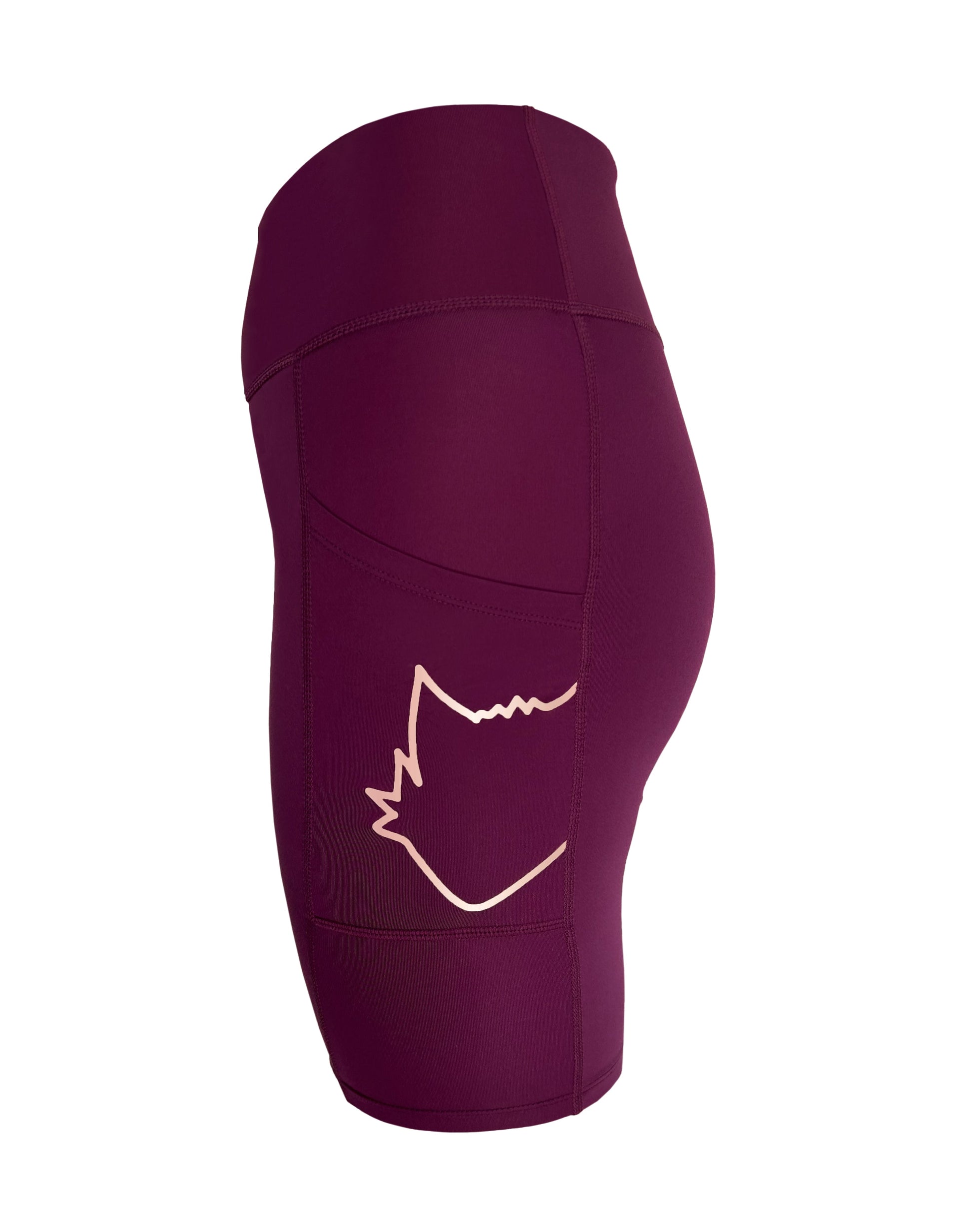Beetroot | The Foxies Short — slip shorts with built-in underwear (2)