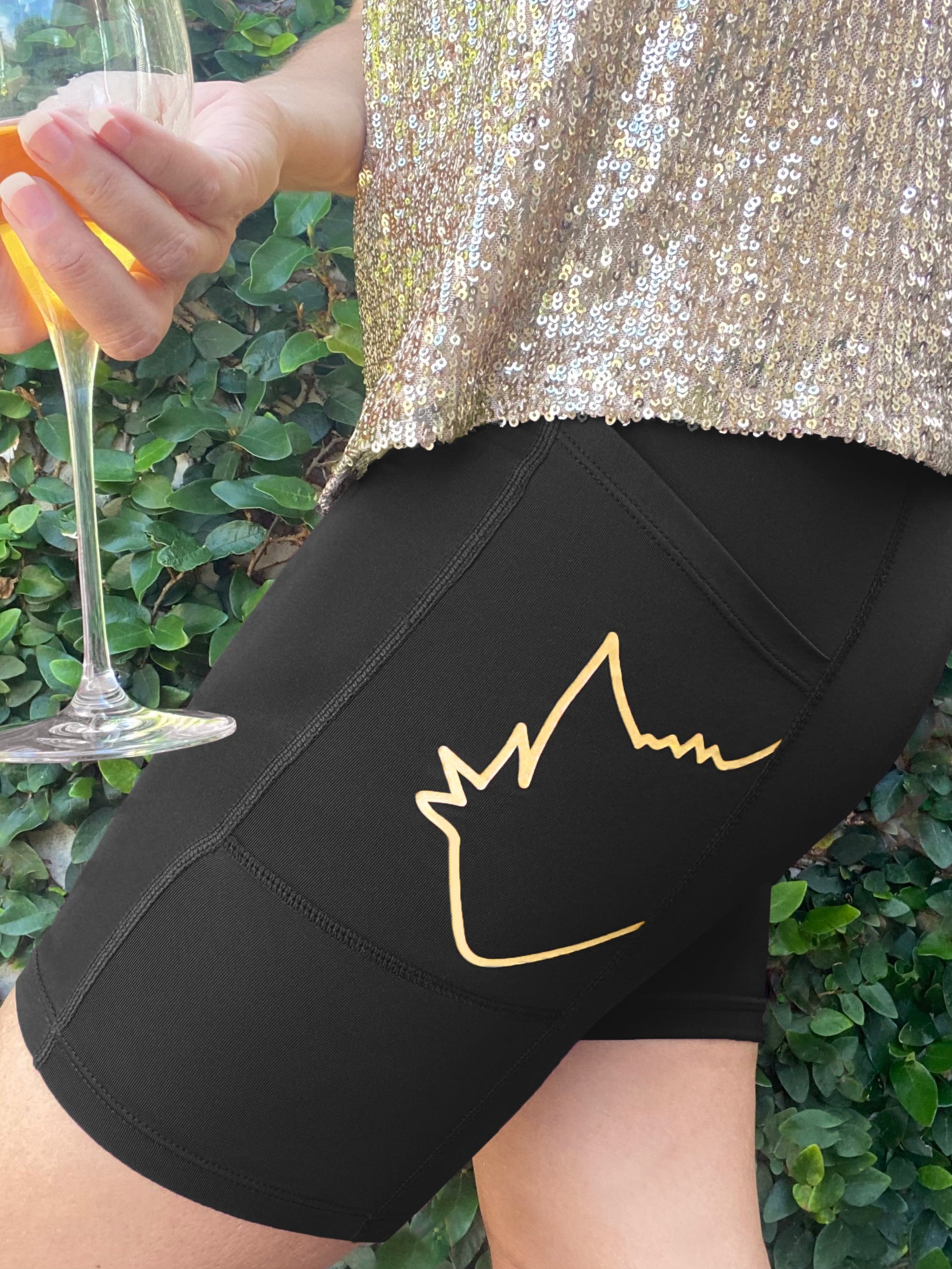 Black | The Foxies Short — slip shorts with built-in underwear (14)