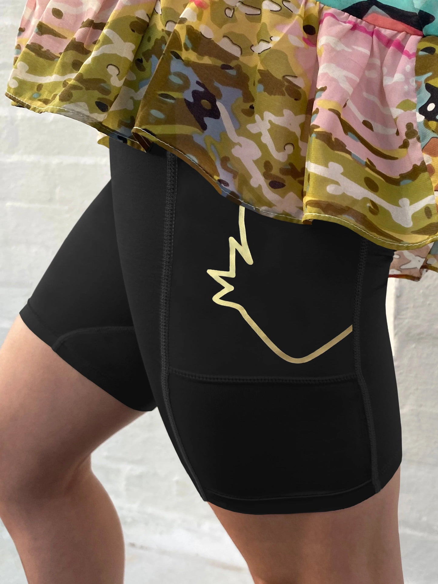 Black | The Foxies Short — slip shorts with built-in underwear (12)