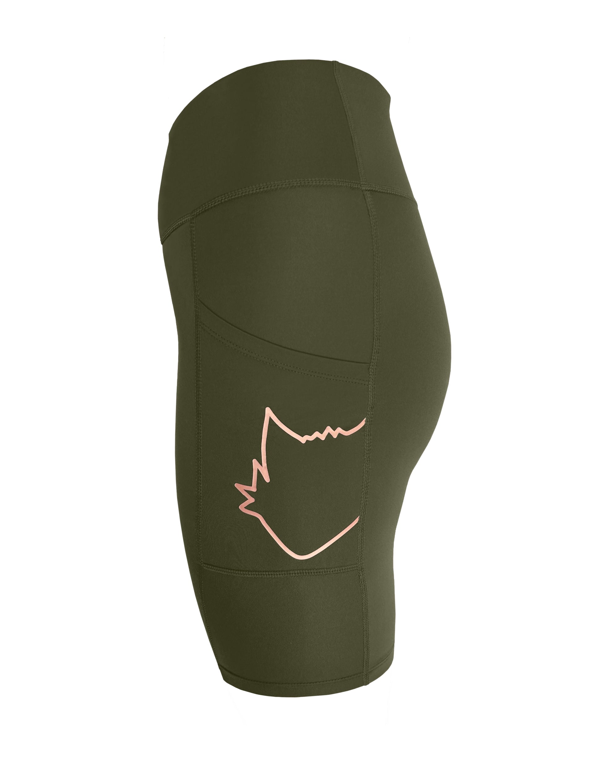 Olive | The Foxies Short — slip shorts with built-in underwear (3)