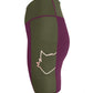 Beetroot & Olive | The Foxies Short — slip shorts with built-in underwear (2)