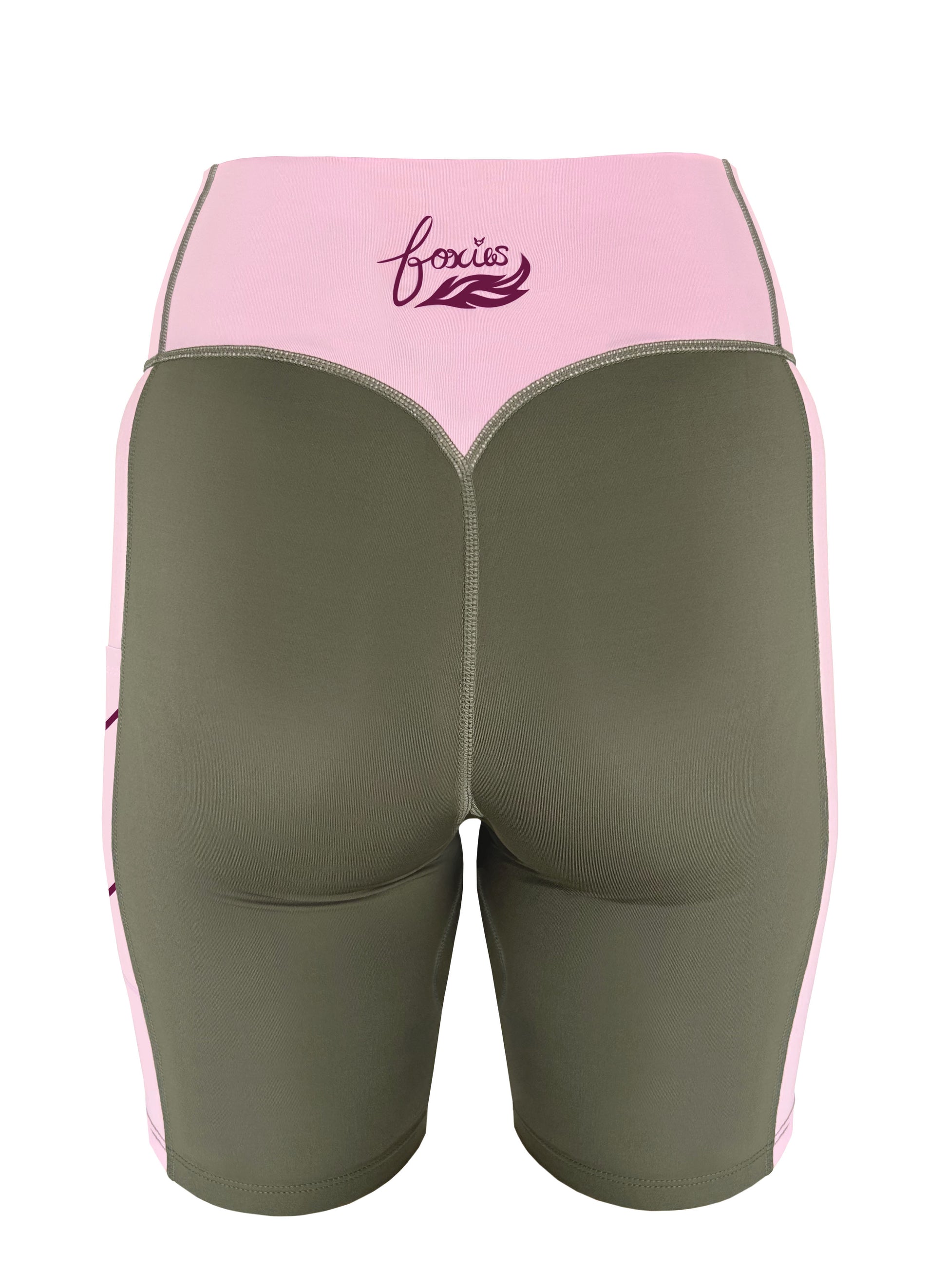 Olive & Pink | The Foxies Short — slip shorts with built-in underwear (4)