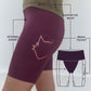 Beetroot | The Foxies Short — slip shorts with built-in underwear (5)