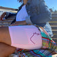 Bubblegum | The Foxies Short — slip shorts with built-in underwear (2)
