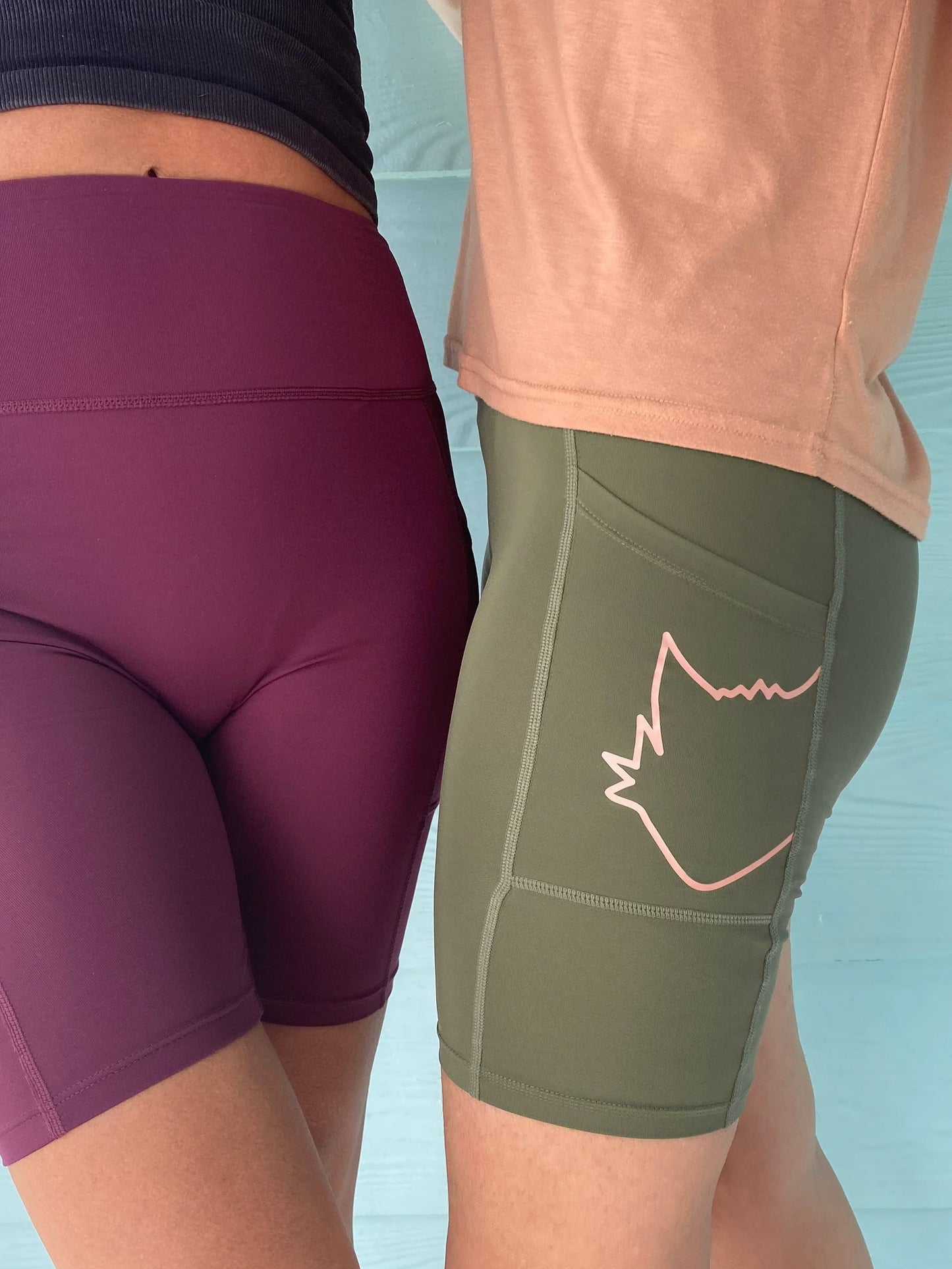 Olive | The Foxies Short — slip shorts with built-in underwear (10)